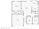 Detailed floor plan of the property, highlighting room dimensions and layout at 40144 N Lerwick Dr, San Tan Valley, AZ 85140