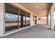Covered patio with large sliding doors offering indoor/outdoor living at 40250 N Alegre Dr, San Tan Valley, AZ 85140