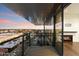 Balcony with a sunset view and a glimpse into a living room at 4422 N 75Th St # 8005, Scottsdale, AZ 85251