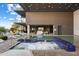 Luxurious pool area with a hot tub, comfortable lounge chairs, and elegant outdoor living space at 4422 N 75Th St # 8005, Scottsdale, AZ 85251