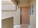 Charming front door with a welcoming mat that reads 