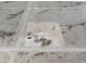 Aerial view of new property with desert landscaping, outlined in white at 6431 N 418Th Ave, Tonopah, AZ 85354