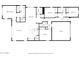 Simplified floor plan illustrating room layouts, dimensions, and spatial relationships within the house at 9823 E Red Giant Dr, Mesa, AZ 85212