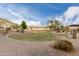 Community green featuring desert landscaping, walking path, and well-maintained grounds for residents' enjoyment at 1312 N Joplin Cir, Mesa, AZ 85207