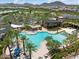 Aerial view of a resort-style community pool, perfect for relaxation and recreation at 22410 N 29Th Pl, Phoenix, AZ 85050