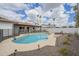 Enjoy the Arizona weather in this pool surrounded by a paved patio and desert landscaping at 2254 S Noche De Paz --, Mesa, AZ 85202