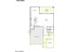 Layout of the home's first floor, featuring an open kitchen, spacious great room, and two-bay garage at 40234 N Alegre Dr, San Tan Valley, AZ 85140