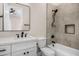 Stylish bathroom featuring a modern vanity with sleek fixtures and updated tile at 4115 E Windsor Ave, Phoenix, AZ 85008