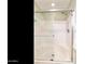 Shower with glass enclosure and built in seat at 4674 E Alfalfa Dr, Gilbert, AZ 85298