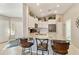 Stylish kitchen with white cabinetry, granite countertops, and stainless steel appliances at 4674 E Alfalfa Dr, Gilbert, AZ 85298