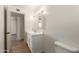 Bathroom with updated vanity and mirror at 5732 E Covina Rd, Mesa, AZ 85205