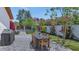Inviting backyard featuring an outdoor dining area, grill, and beautiful mountain views at 5812 N 44Th Pl, Phoenix, AZ 85018