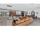 Open floor plan with a modern kitchen, dining area, and comfortable living room at 5812 N 44Th Pl, Phoenix, AZ 85018