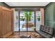 Stylish office with hardwood floors and view through glass doors at 5812 N 44Th Pl, Phoenix, AZ 85018