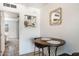 Charming dining area featuring a round table and stylish decor, perfect for intimate meals at 5995 N 78Th St # 2079, Scottsdale, AZ 85250