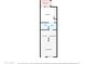 Floor plan illustrating layout including living room, kitchen, bedroom, and balcony at 5995 N 78Th St # 2079, Scottsdale, AZ 85250