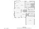 Detailed floor plan showcasing the layout of the home, including room dimensions at 723 E Piute Ave, Phoenix, AZ 85024