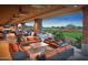 Relaxing outdoor patio with comfortable seating, scenic views, and a cozy atmosphere for socializing at 7681 W Meadowlark Way, Florence, AZ 85132