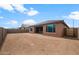 Backyard with fence at 7723 W Cactus Wren Way, Florence, AZ 85132