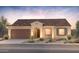 Charming single-story home with a stucco facade, tile roof, and well-maintained landscaping at 7820 W Mockingbird Way, Florence, AZ 85132