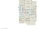 Detailed floorplan showcasing the layout of a modern home with multiple bedrooms, living spaces, and outdoor areas at 7836 W Mockingbird Way, Florence, AZ 85132