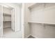 Bright walk-in closet with neutral carpet and shelving for optimal storage solutions at 7870 W Mockingbird Way, Florence, AZ 85132