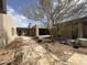 Backyard with a stone tile path, landscaping and an inviting outdoor space at 8167 E Leaning Rock Rd # 193, Scottsdale, AZ 85266
