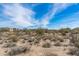 Vast desert landscape featuring scrub vegetation under a clear blue sky with scattered wispy clouds at 8167 E Leaning Rock Rd # 193, Scottsdale, AZ 85266