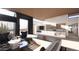 Bright and airy living room with modern furnishings, an open kitchen, and expansive outdoor views at 8167 E Leaning Rock Rd # 193, Scottsdale, AZ 85266