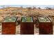 Close up of trail information signage surrounded by desert landscape at 1356 E Desert Flower Ln, Phoenix, AZ 85048