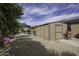 Backyard featuring storage shed, gazebo, barbeque, and gravel groundcover at 1391 E 12Th St, Casa Grande, AZ 85122