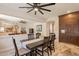 Dining area showing custom cabinetry and adjacent eating area at 1473 E Mead Dr, Chandler, AZ 85249