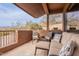 Inviting outdoor patio with comfortable seating, perfect for enjoying the scenic view at 16203 E Ridgeline Dr, Fountain Hills, AZ 85268