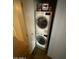 Conveniently located laundry closet features a stacked washer and dryer at 21 E 6Th St # 412, Tempe, AZ 85281