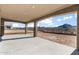 Covered patio featuring an open view of the surrounding desert landscape at 26657 W Renee Dr, Buckeye, AZ 85396