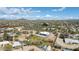 Scenic aerial shot of a property with a pool and desert surroundings under a partly cloudy sky at 28404 N 67Th St, Cave Creek, AZ 85331