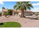 Exterior of home showing mature palm tree and desert landscaping at 4068 N 155Th Ln, Goodyear, AZ 85395