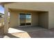 Covered back patio with a concrete slab and view of the yard, perfect for outdoor living at 4948 W Walatowa St, Laveen, AZ 85339