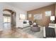 Bright living room featuring modern furnishings, neutral tones, and abundant natural light at 560 E Rainbow Dr, Chandler, AZ 85249
