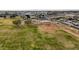 Aerial shot of a residential neighborhood with a baseball field, parking and play areas at 6333 N 49Th Ave, Glendale, AZ 85301