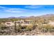 Desert home site featuring lush native vegetation, mature trees, mountain views, and blue sky at 8115 E Paint Pony Dr, Carefree, AZ 85377