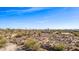 Desert landscape featuring a sprawling community with native trees and cacti on a bright, sunny day at 8115 E Paint Pony Dr, Carefree, AZ 85377