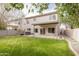 Beautiful backyard featuring lawn, patio, and other outdoor features at 1249 W Seascape Dr, Gilbert, AZ 85233