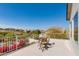 Outdoor balcony area offering panoramic views, complete with patio seating and wrought iron railing at 1331 E Voltaire Ave, Phoenix, AZ 85022