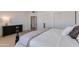 Bedroom featuring neutral carpet, view to the door and a set of closets at 1331 E Voltaire Ave, Phoenix, AZ 85022