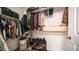 A well-organized walk-in closet offers plenty of space for clothes, shoes, and accessories at 2511 W Queen Creek Rd # 479, Chandler, AZ 85248