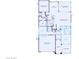 Detailed floor plan showcasing the layout of the home, including bedrooms, bathrooms, and living areas at 26982 W Lone Cactus Dr, Buckeye, AZ 85396