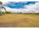 Expansive green lawn on the golf course, surrounded by palm trees and well-maintained landscaping at 3690 N 150Th Ave, Goodyear, AZ 85395