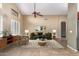 Bright living room featuring a neutral color scheme, elegant furnishings, and modern decor, ideal for comfortable living at 3690 N 150Th Ave, Goodyear, AZ 85395