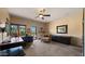 Spacious bedroom with scenic views and a private patio access at 5480 E Desert Creek Ln, Cave Creek, AZ 85331